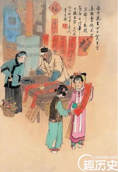 古代春节 中国古代春节传统风俗百趣图