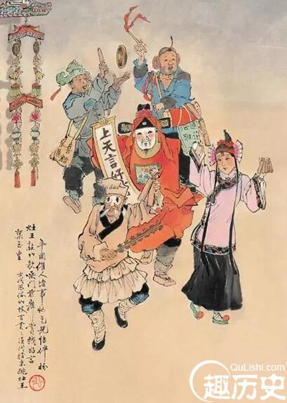 古代春节 中国古代春节传统风俗百趣图